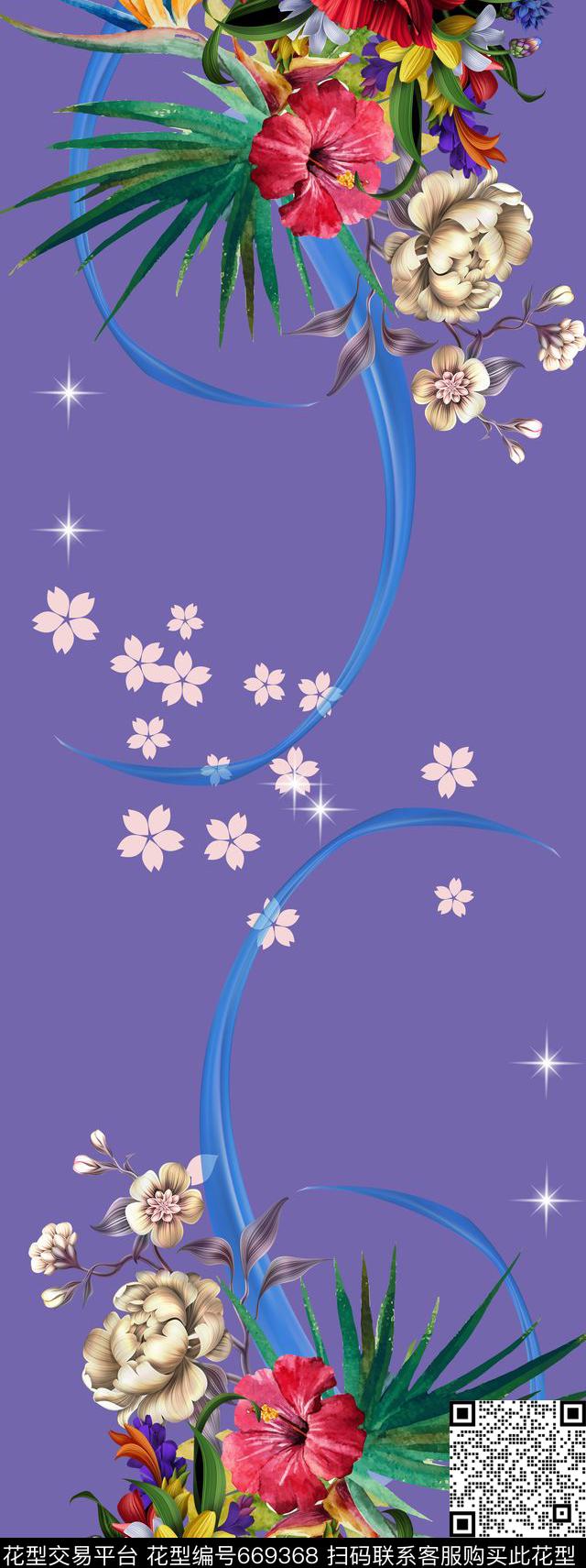 淑女大牌风莫妮卡-定位华亿平台数码印花华亿平台下载（图片编号: 669368） - 瓦栏（Walan）