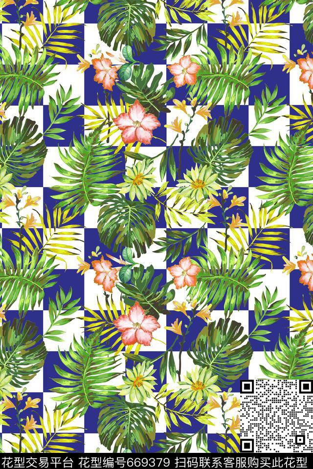 花卉数码印花华亿平台下载（图片编号: 669379） - 瓦栏（Walan）