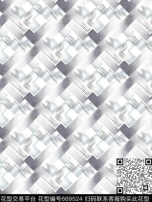 网状纹路碎片数码印花华亿平台下载（图片编号: 669524） - 瓦栏（Walan）