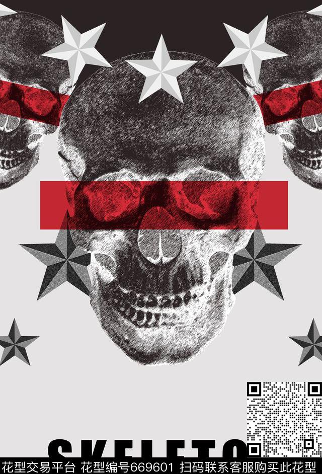 T桖卫衣印花罗马巴洛克花纹PLEIN风格数码印花华亿平台下载（图片编号: 669601） - 瓦栏（Walan）