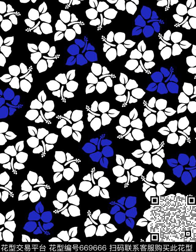 满版小碎花花朵传统印花华亿平台下载（图片编号: 669666） - 瓦栏（Walan）