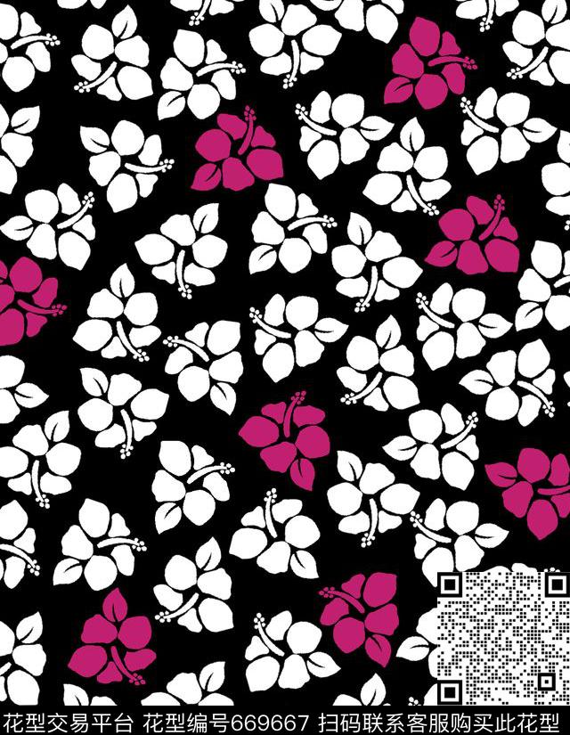 满版小碎花花朵传统印花华亿平台下载（图片编号: 669667） - 瓦栏（Walan）