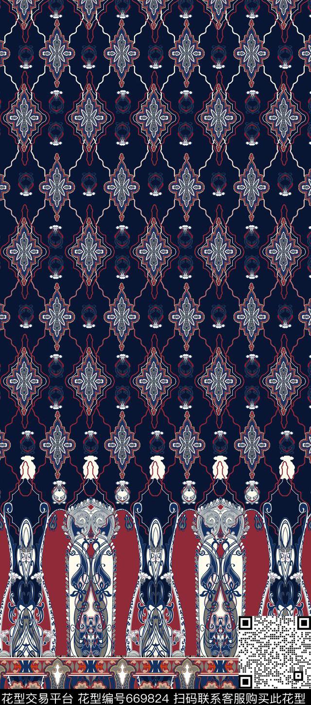 佩斯利传统印花华亿平台下载（图片编号: 669824） - 瓦栏（Walan）