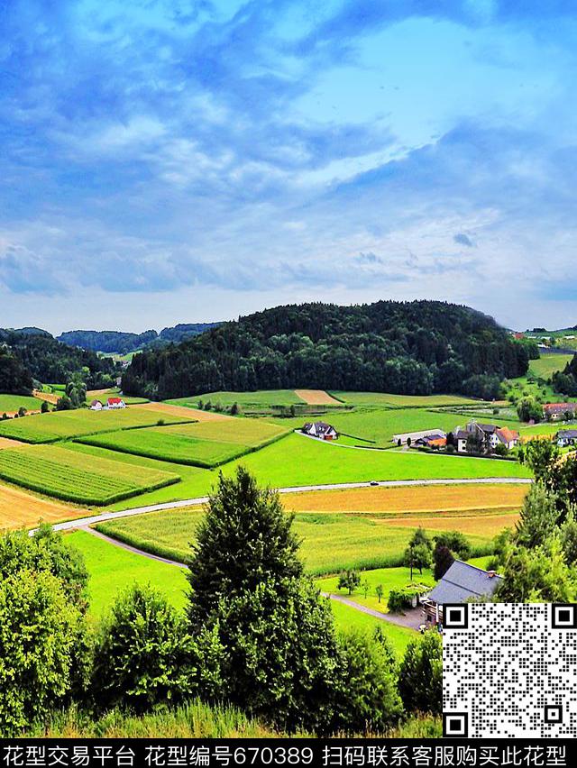 风景定位女装数码印花华亿平台下载（图片编号: 670389） - 瓦栏（Walan）