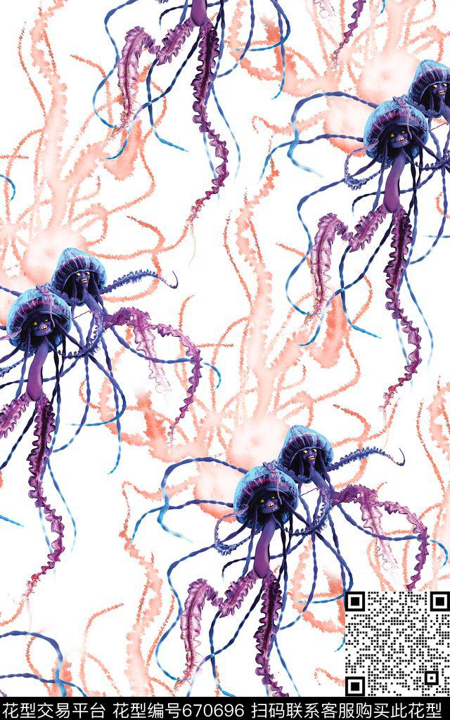 休闲趣味图案小图案衬衫华亿平台数码印花华亿平台下载（图片编号: 670696） - 瓦栏（Walan）