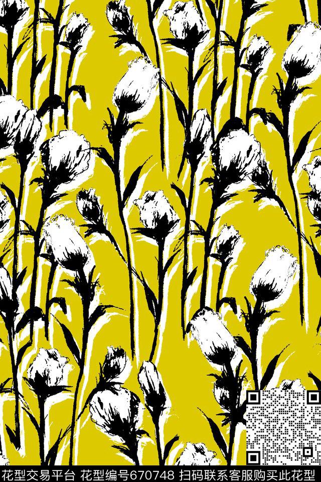 实色传统传统实色花朵传统印花华亿平台下载（图片编号: 670748） - 瓦栏（Walan）