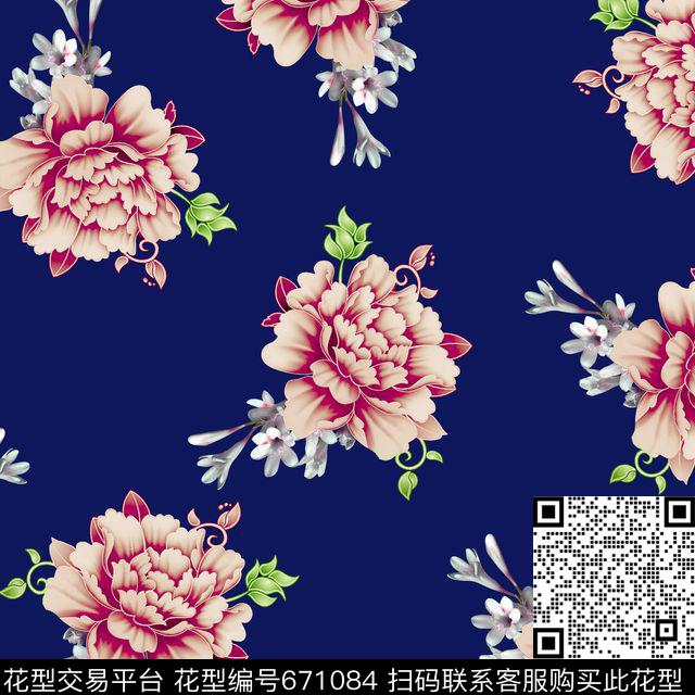 老年装印度手绘数码印花华亿平台下载（图片编号: 671084） - 瓦栏（Walan）