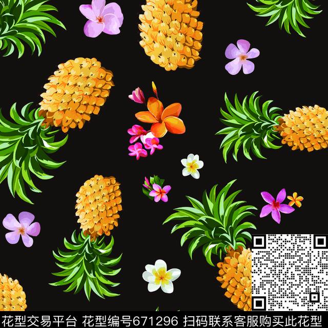 小碎花花卉趣味数码印花华亿平台下载（图片编号: 671296） - 瓦栏（Walan）