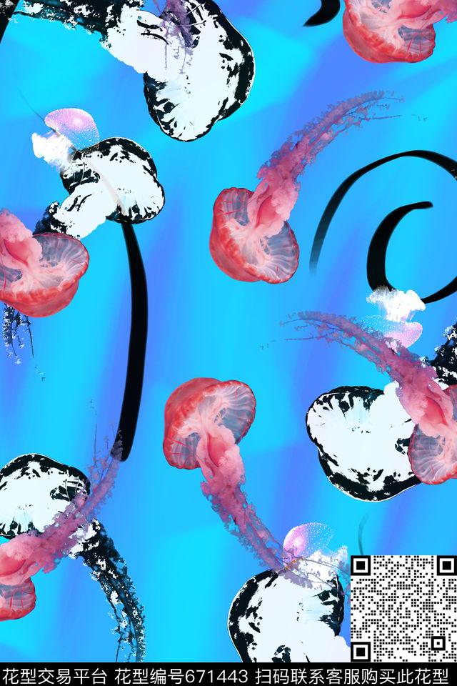 L.D~笔刷L.D~肌理L.D~水彩数码印花华亿平台下载（图片编号: 671443） - 瓦栏（Walan）