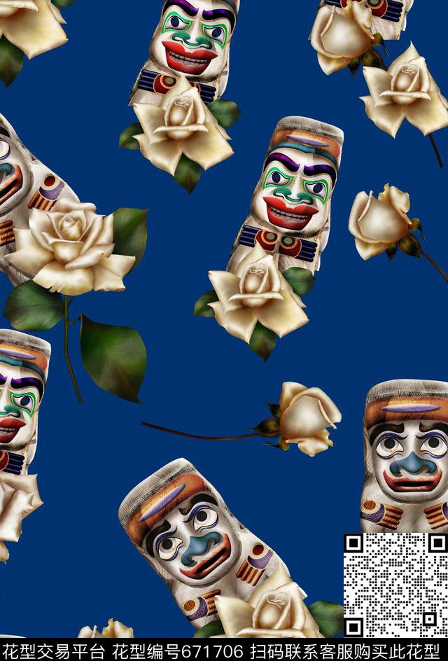 莫妮卡-女装华亿平台数码印花华亿平台下载（图片编号: 671706） - 瓦栏（Walan）