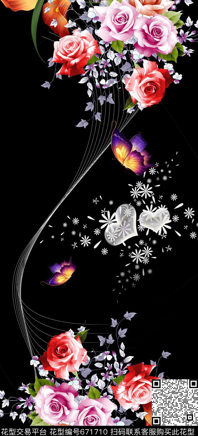 淑女大牌风莫妮卡-定位华亿平台数码印花华亿平台下载（图片编号: 671710） - 瓦栏（Walan）