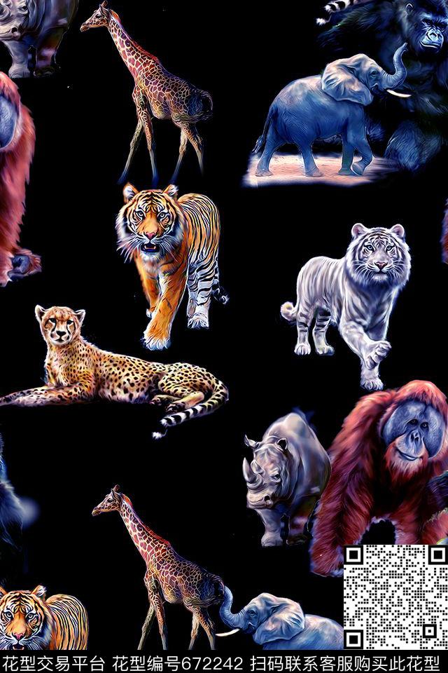 时尚男装数码印花华亿平台下载（图片编号: 672242） - 瓦栏（Walan）