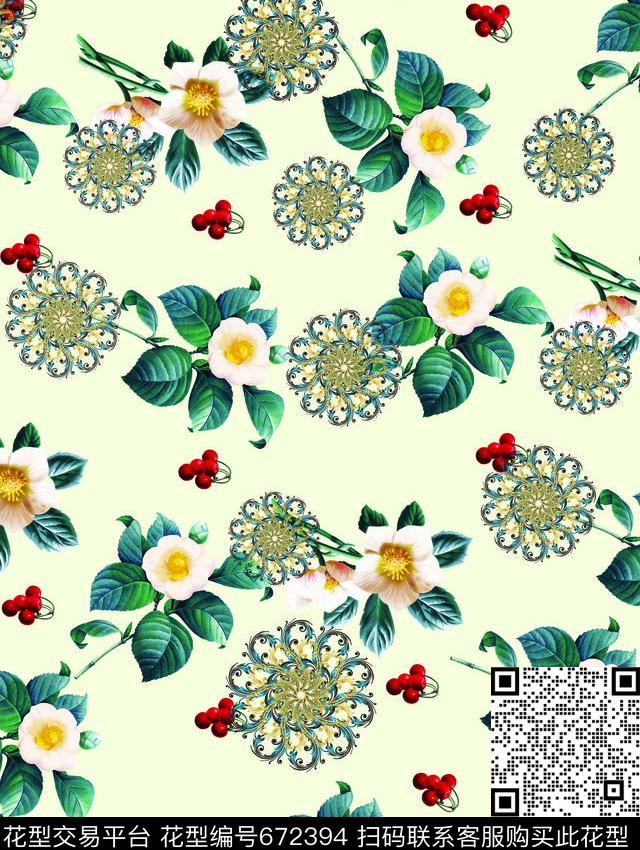 莫妮卡-女装华亿平台数码印花华亿平台下载（图片编号: 672394） - 瓦栏（Walan）