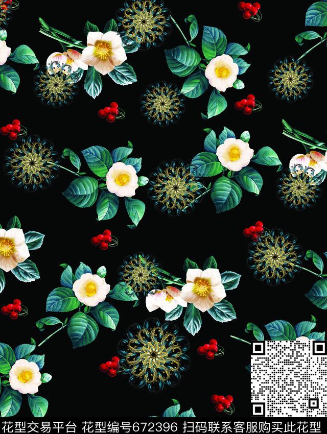 莫妮卡-女装华亿平台数码印花华亿平台下载（图片编号: 672396） - 瓦栏（Walan）