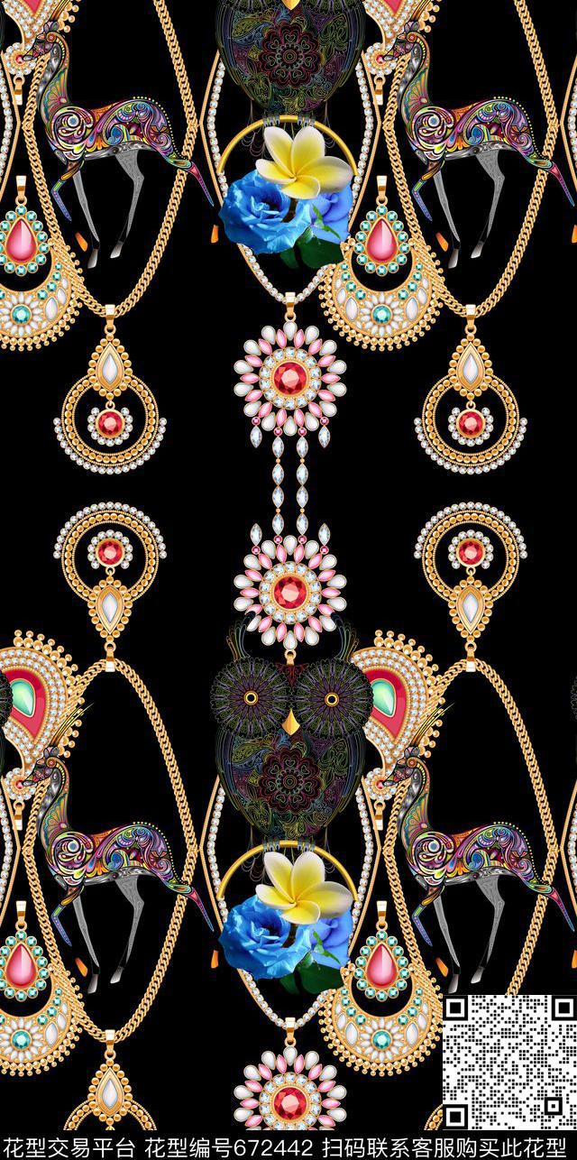 莫妮卡-女装华亿平台数码印花华亿平台下载（图片编号: 672442） - 瓦栏（Walan）