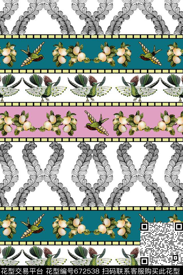 民族风欧式小碎花数码印花华亿平台下载（图片编号: 672538） - 瓦栏（Walan）