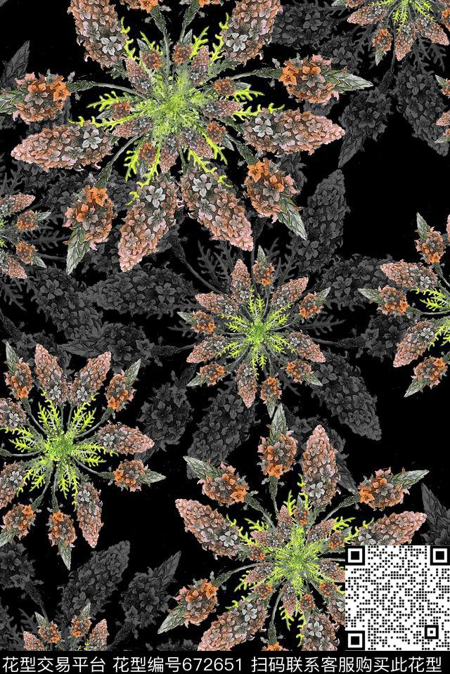 民族风欧式风格抽象几何数码印花华亿平台下载（图片编号: 672651） - 瓦栏（Walan）