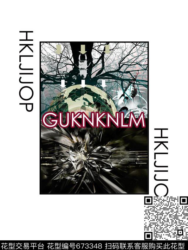 潮流男装数码印花华亿平台下载（图片编号: 673348） - 瓦栏（Walan）