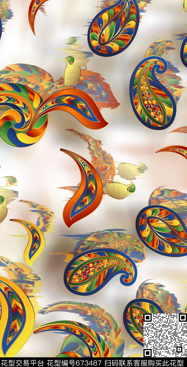 莫妮卡-女装华亿平台数码印花华亿平台下载（图片编号: 673487） - 瓦栏（Walan）