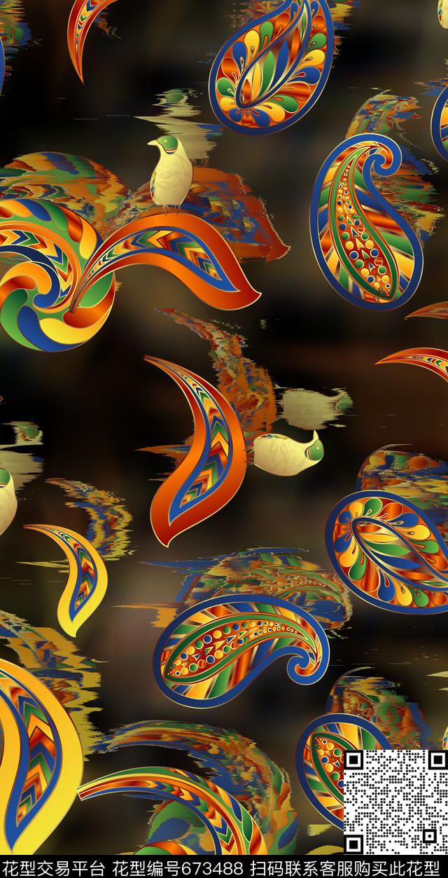 莫妮卡-女装华亿平台数码印花华亿平台下载（图片编号: 673488） - 瓦栏（Walan）