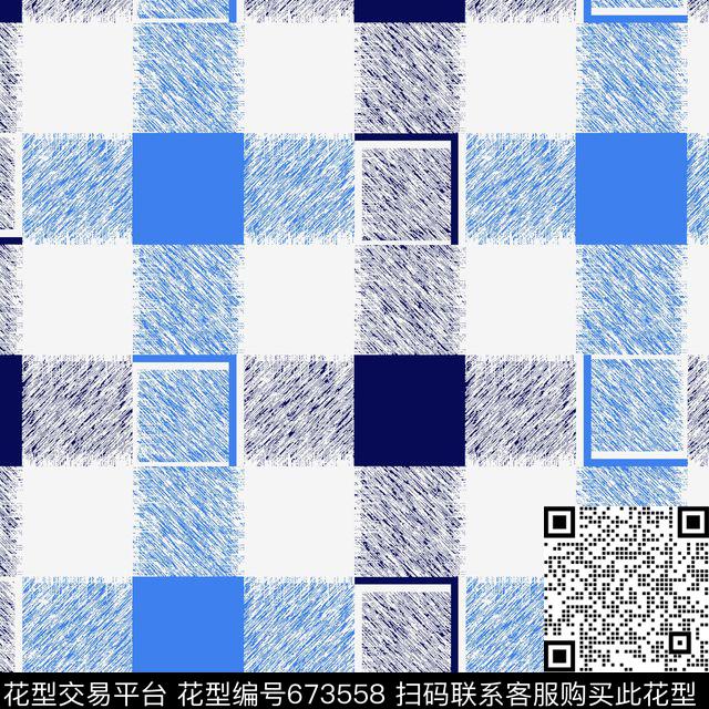 格子纹理传统印花华亿平台下载（图片编号: 673558） - 瓦栏（Walan）