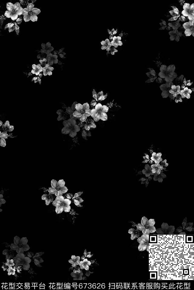 花卉男装女装数码印花华亿平台下载（图片编号: 673626） - 瓦栏（Walan）