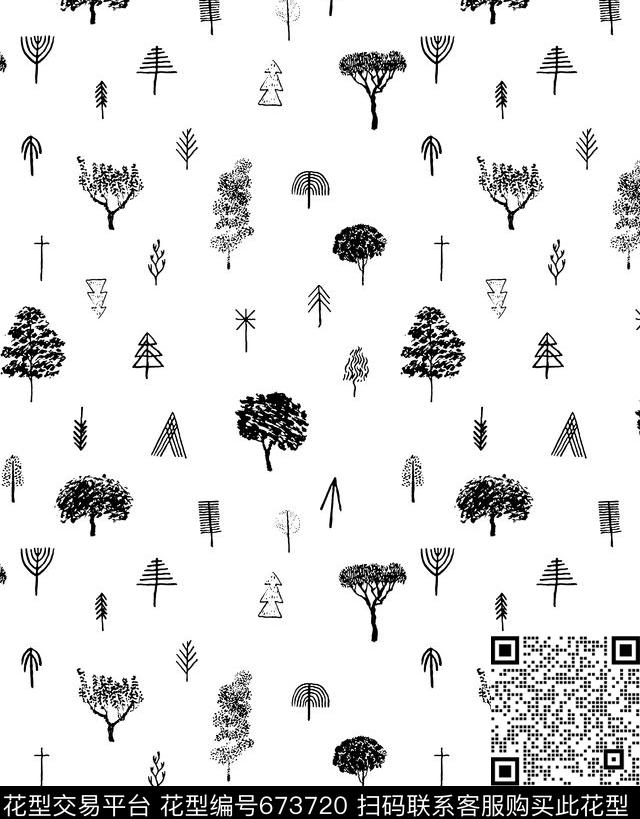 花植物手绘传统印花华亿平台下载（图片编号: 673720） - 瓦栏（Walan）