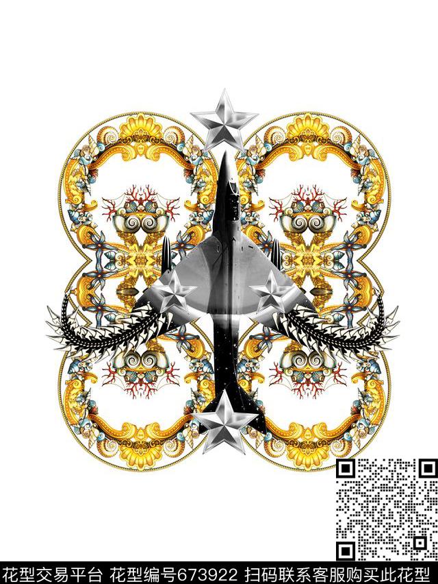 潮流男装数码印花华亿平台下载（图片编号: 673922） - 瓦栏（Walan）