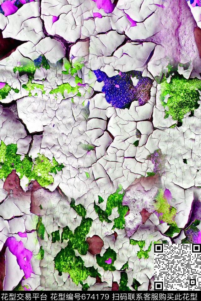 干裂的墙壁墙壁肌理男款夏装数码印花华亿平台下载（图片编号: 674179） - 瓦栏（Walan）