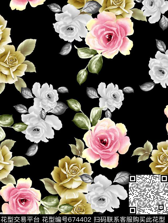 莫妮卡-大牌华亿平台数码印花华亿平台下载（图片编号: 674402） - 瓦栏（Walan）