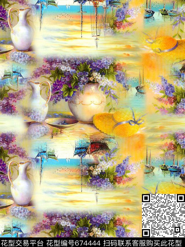 流行时尚花卉油田时尚女装连衣裙时尚纺织品印花数码印花华亿平台下载（图片编号: 674444） - 瓦栏（Walan）