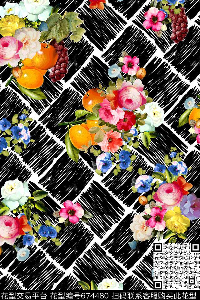 条纹大牌风佩斯利传统印花华亿平台下载（图片编号: 674480） - 瓦栏（Walan）