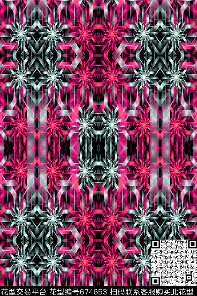 户外男装抽象几何、花卉男装数码印花华亿平台下载（图片编号: 674653） - 瓦栏（Walan）