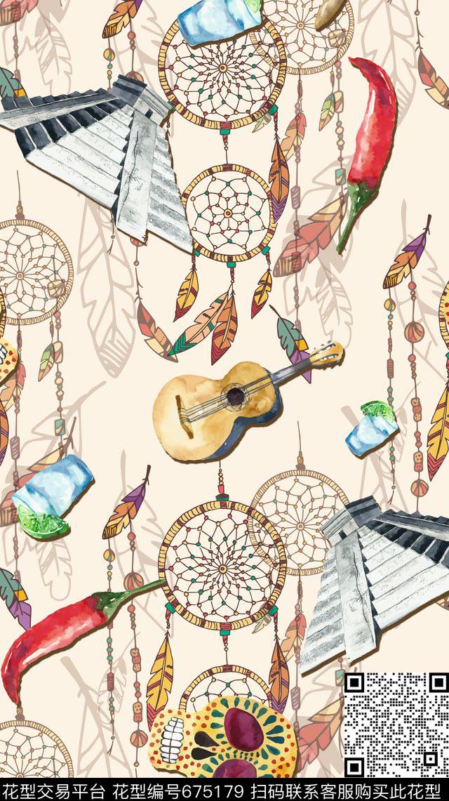 立体非洲欧美数码印花华亿平台下载（图片编号: 675179） - 瓦栏（Walan）