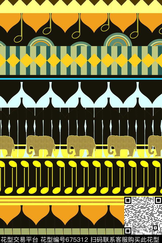 男装民族风东南亚风格数码印花华亿平台下载（图片编号: 675312） - 瓦栏（Walan）