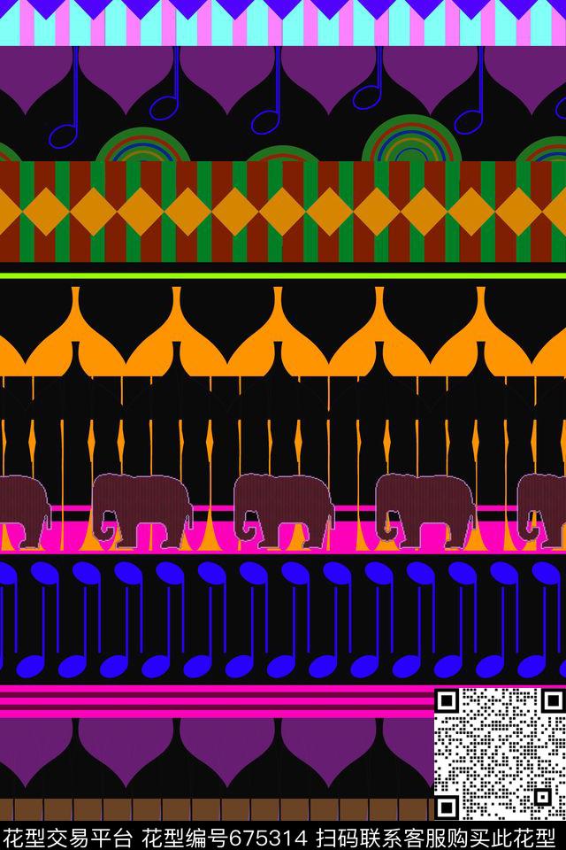 男装民族风东南亚风格数码印花华亿平台下载（图片编号: 675314） - 瓦栏（Walan）