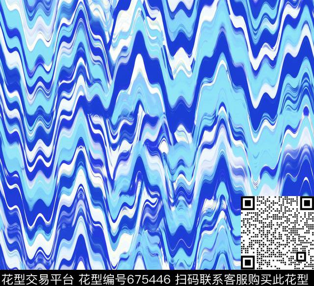运动休闲时尚男装抽象印花数码印花华亿平台下载（图片编号: 675446） - 瓦栏（Walan）