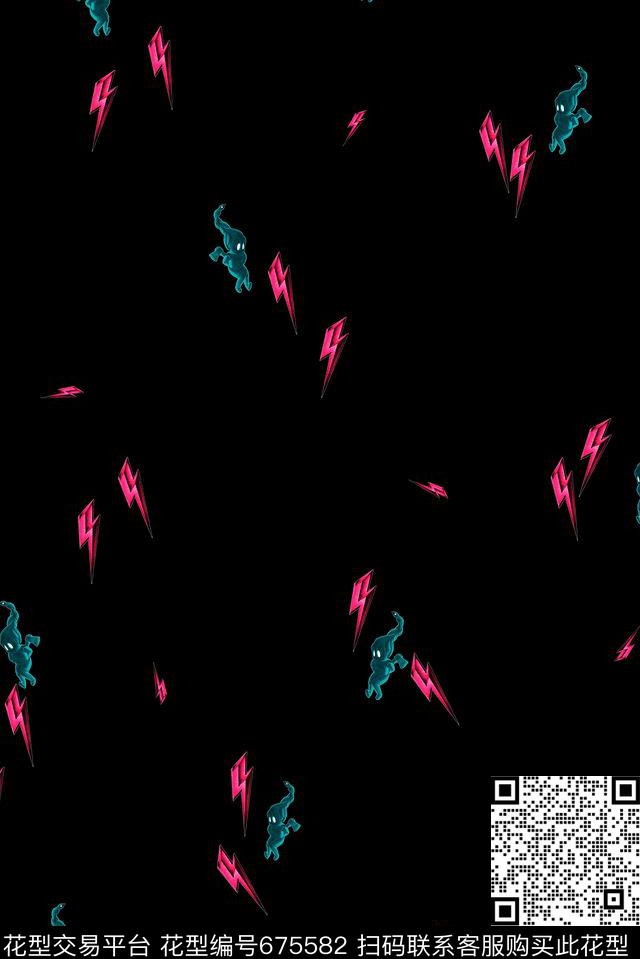 趣味女装春夏数码印花华亿平台下载（图片编号: 675582） - 瓦栏（Walan）