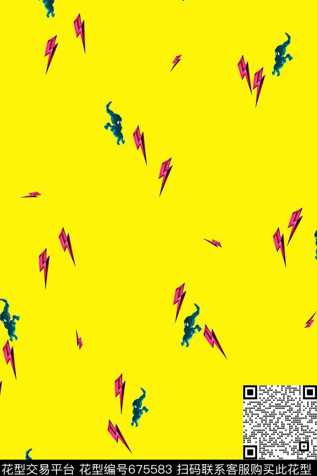 趣味女装春夏数码印花华亿平台下载（图片编号: 675583） - 瓦栏（Walan）