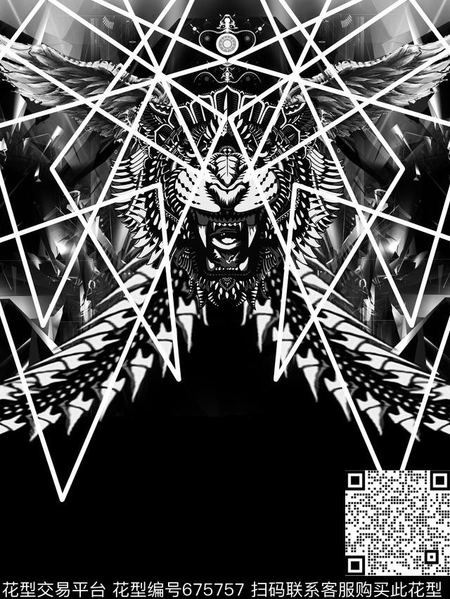 潮流男装数码印花华亿平台下载（图片编号: 675757） - 瓦栏（Walan）