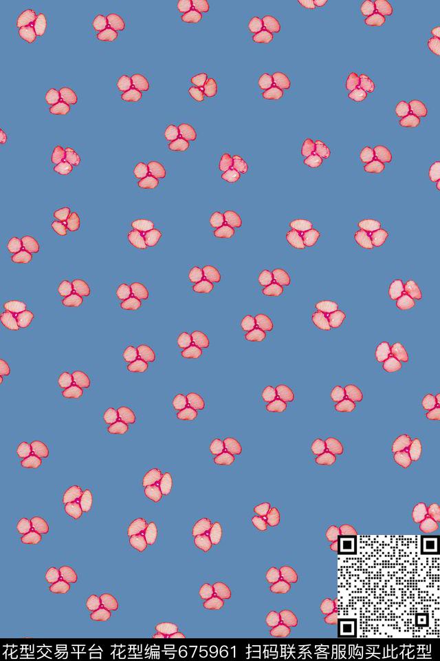 花朵花卉传统印花华亿平台下载（图片编号: 675961） - 瓦栏（Walan）