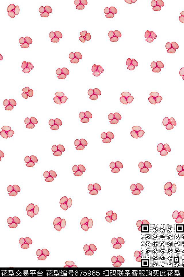 花朵花卉传统印花华亿平台下载（图片编号: 675965） - 瓦栏（Walan）