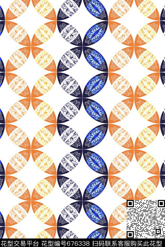 零点--家纺零点--女装圆形传统印花华亿平台下载（图片编号: 676338） - 瓦栏（Walan）