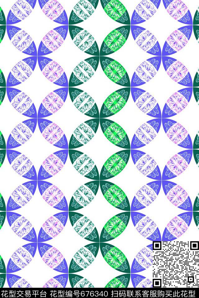 零点--家纺零点--女装圆形传统印花华亿平台下载（图片编号: 676340） - 瓦栏（Walan）