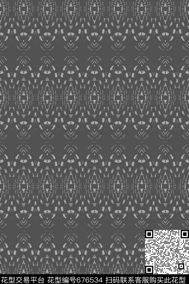 条纹混搭几何炫彩条纹图案数码印花华亿平台下载（图片编号: 676534） - 瓦栏（Walan）