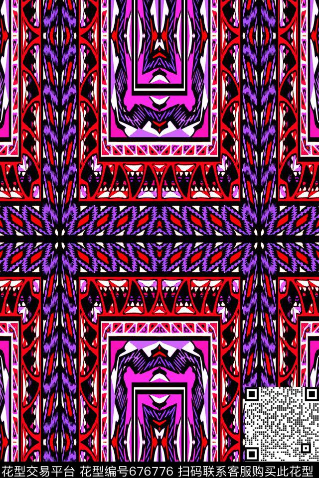 波西米亚土耳其风格迪拜传统印花华亿平台下载（图片编号: 676776） - 瓦栏（Walan）