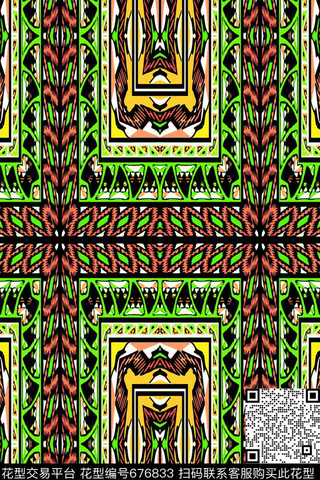 波西米亚土耳其风格迪拜传统印花华亿平台下载（图片编号: 676833） - 瓦栏（Walan）