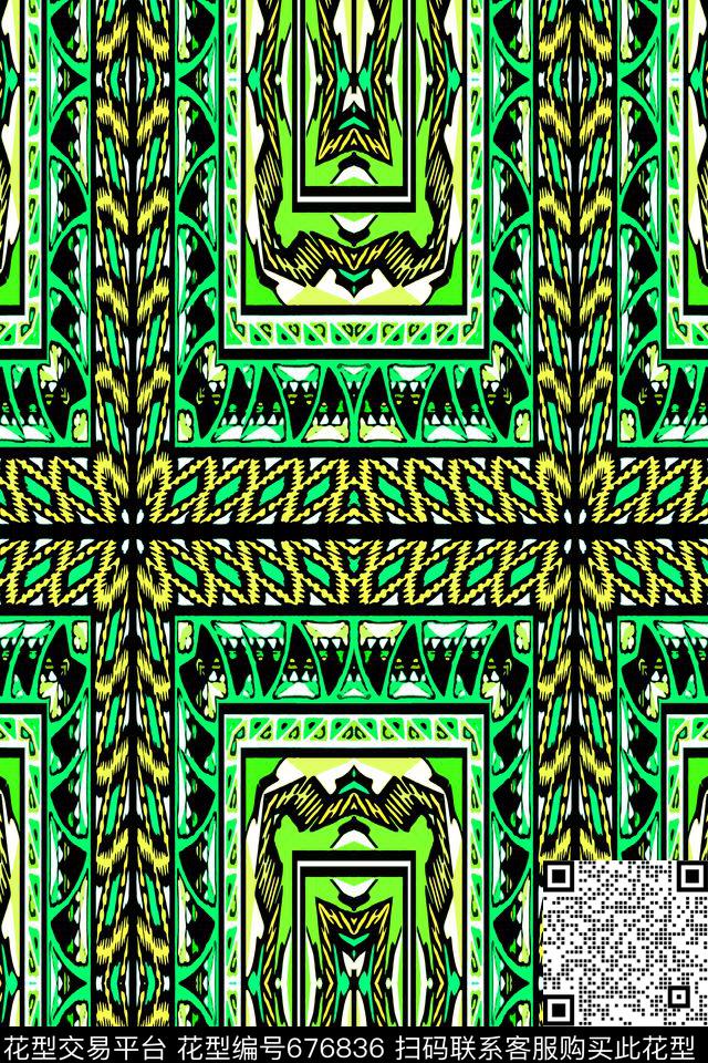 波西米亚土耳其风格迪拜传统印花华亿平台下载（图片编号: 676836） - 瓦栏（Walan）