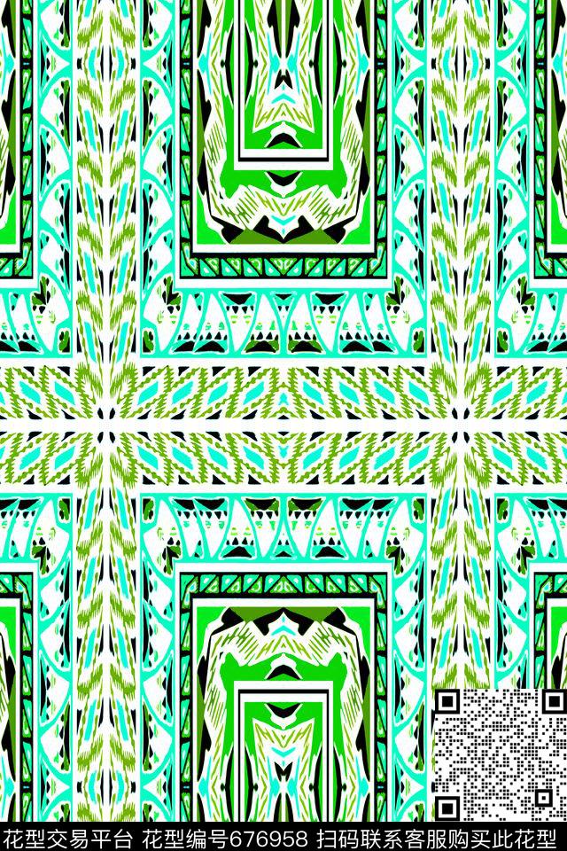 波西米亚土耳其风格迪拜传统印花华亿平台下载（图片编号: 676958） - 瓦栏（Walan）