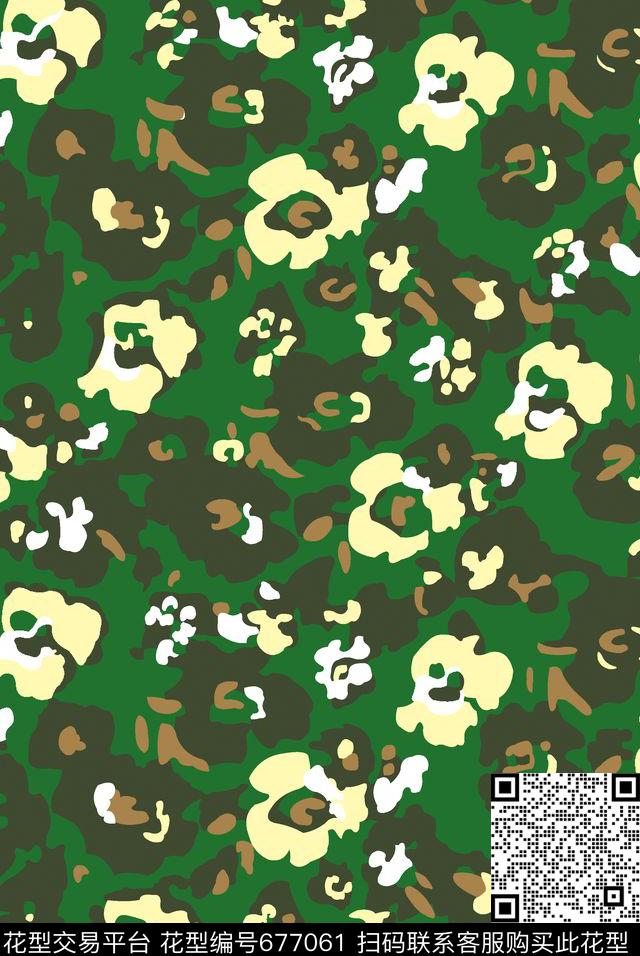 动物纹豹纹传统印花华亿平台下载（图片编号: 677061） - 瓦栏（Walan）